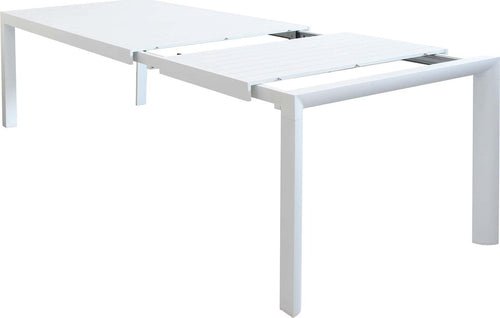 EQUITATUS---tavolo-da-giardino-allungabile-in-alluminio-135/180X70-Bianco-Milani-Home