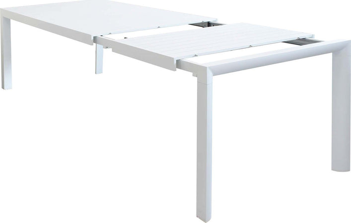 EQUITATUS---tavolo-da-giardino-allungabile-in-alluminio-135/180X70-Bianco-Milani-Home