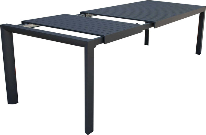 EQUITATUS---tavolo-da-giardino-allungabile-in-alluminio-160/240x100-Antracite-Milani-Home