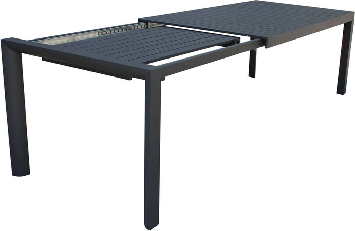 EQUITATUS---tavolo-da-giardino-allungabile-in-alluminio-160/240x100-Antracite-Milani-Home