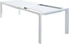 EQUITATUS---tavolo-da-giardino-allungabile-in-alluminio-160/240x100-Bianco-Milani-Home