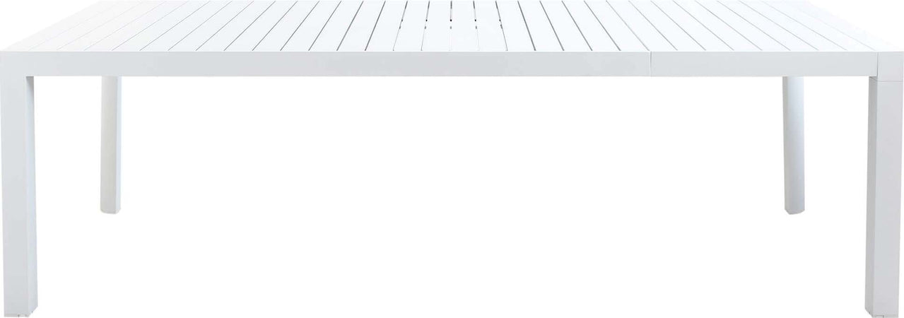 EQUITATUS---tavolo-da-giardino-allungabile-in-alluminio-160/240x100-Bianco-Milani-Home