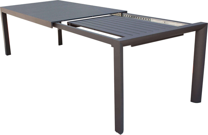 EQUITATUS---tavolo-da-giardino-allungabile-in-alluminio-160/240x100-Taupe-Milani-Home