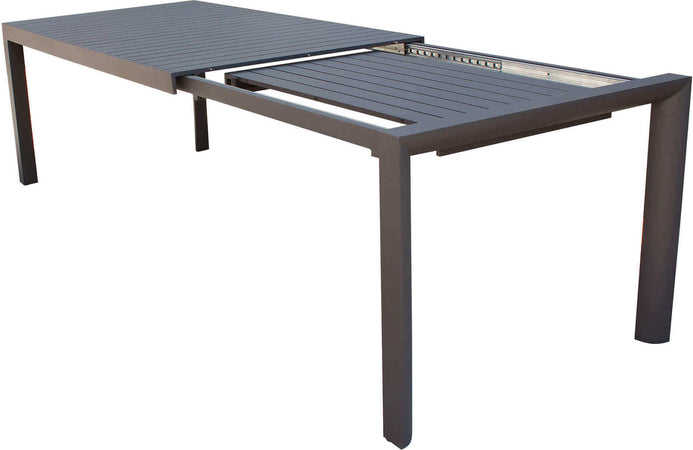 EQUITATUS---tavolo-da-giardino-allungabile-in-alluminio-225/300x100-Taupe-Milani-Home