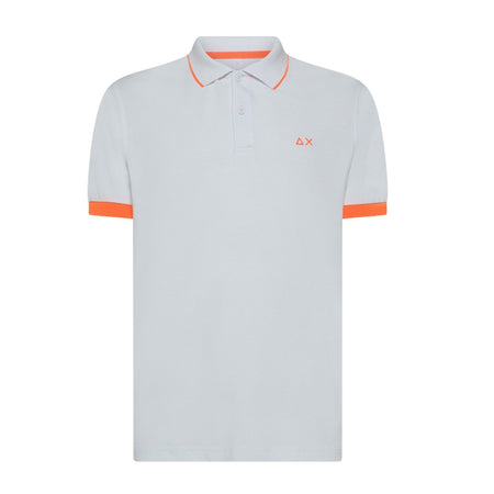 SUN68 polo uomo sun68 - polo small stripe fulo s/s - bianco da uomo