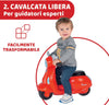 CHICCO Vespa - modello Bambini Primavera colore ROSSO, Moto Giocattolo Cavalcabile con Pannello Elettronico, Luci e Suoni, Ruote di Supporto Rimuovibili, Max 25 Kg - Giochi per Bambini 1-3 Anni