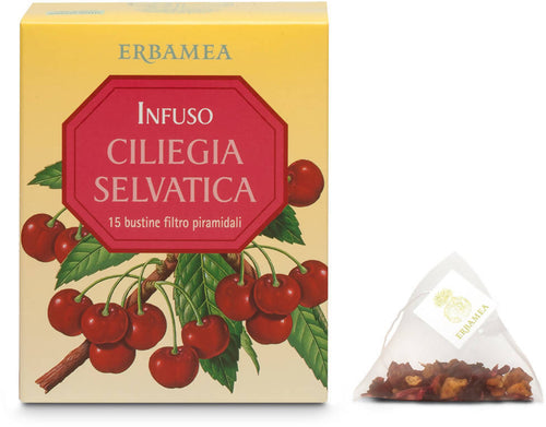 Erbamea Infuso Ciliegia Selvatica 15 Bustine Filtro Piramidali