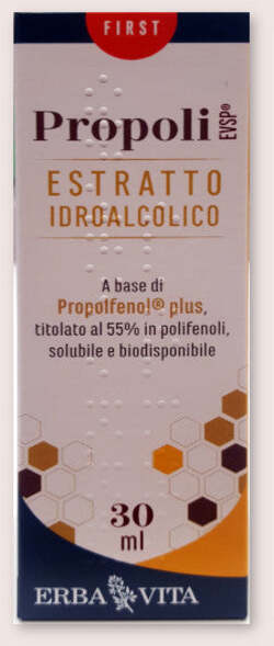 Erbavita- Propoli Evsp Estratto Idroalcolico Integratore Alimentare 30 Ml