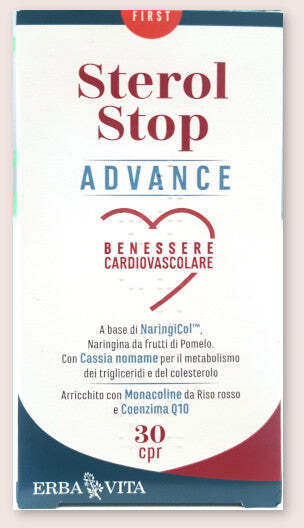 Erbavita- Sterol Stop Integratore Alimentare Per Favorire Il Metabolismo Dei Lipidi 30 Compresse