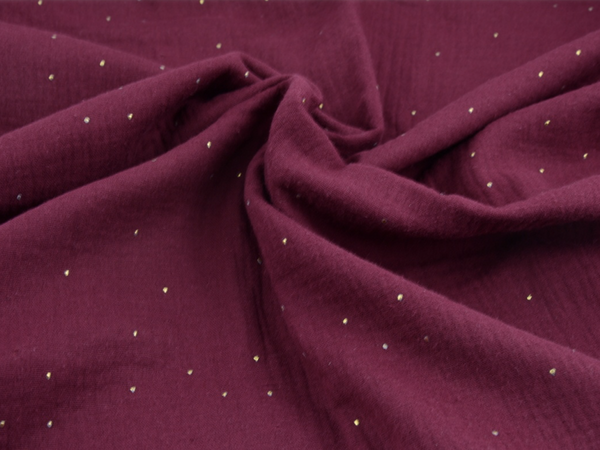 Mussola Erica polvere d'oro