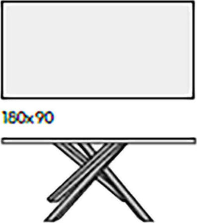 ERIS---tavolo-da-pranzo-cm-90-x-180-NERO-x-76-h-Quercia-Chiaro-Milani-Home