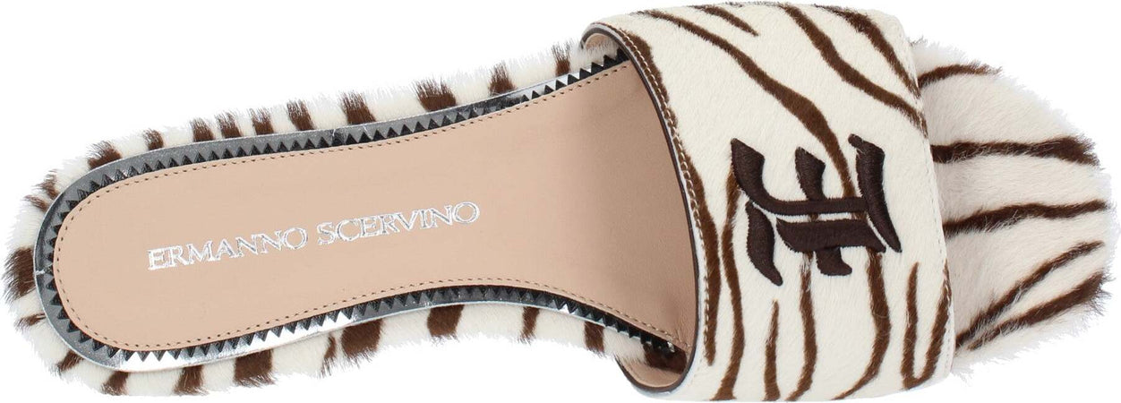 Ermanno-Scervino-Sandali-Marrone-beige-da-donna