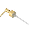 Erogatore Per Dosa Sapone Liquido Dispenser Pompa Ricambio Oro Universale 79818