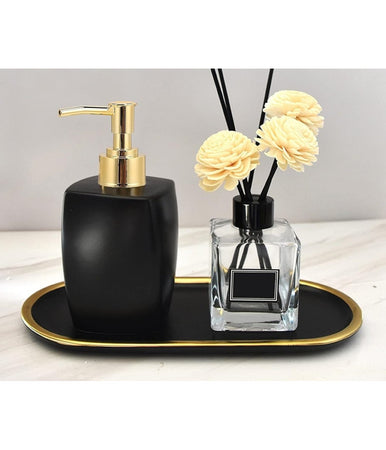 Erogatore Per Dosa Sapone Liquido Dispenser Pompa Ricambio Oro Universale 79818