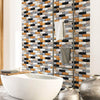 pacco da 4 Pannelli 3D Autoadesivi in PVC 30X30cm vari decori ultrarealistici ideali per bagni e cucine - Eternal Parquet