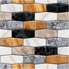 pacco da 4 Pannelli 3D Autoadesivi in PVC 30X30cm vari decori ultrarealistici ideali per bagni e cucine - Eternal Parquet