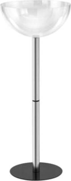 Espositore da terra con 1 semisfera contenitore - D 50 cm - altezza 96 cm - Tecnostyl Cancelleria e prodotti per ufficio/Archivio ufficio e accessori per scrivania/Accessori da scrivania e archiviazione/Portabrochure Eurocartuccia - Pavullo, Commerciovirtuoso.it