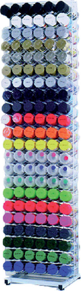 ESPOSITORE-VUOTO-PER-SMALTO-SPRAY-132-posti-Arexons