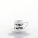 Set 6 Tazze Caffè c/piattino Graffiti Ci Vuole Coraggio By Weissestal