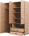 ESSENZA---armadio-4-ante-2-cassetti-con-specchio-cm-161-x-55-x-205,5-h-Rovere-Chiaro-Milani-Home