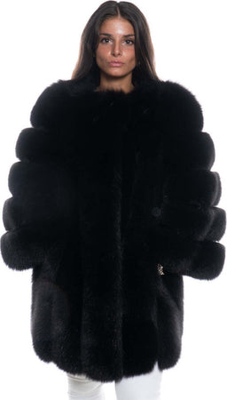 Estelle---Giacca-Donna-Nera-in-vera-pelliccia