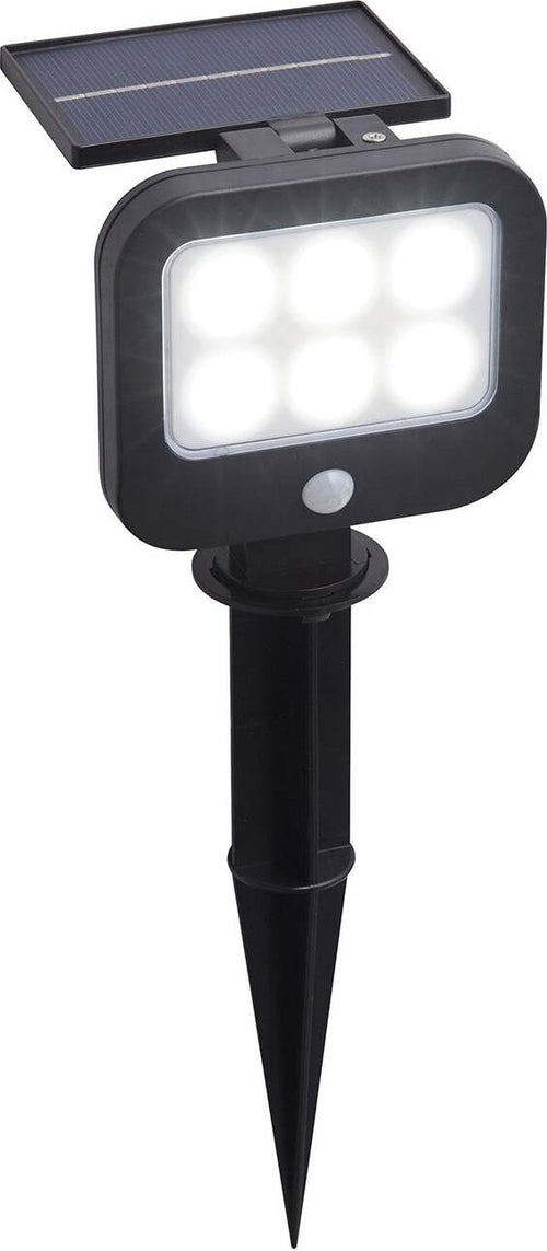Esterno-Lampade-Da-Terra-Moderno-Solare-Policarbonato-Nero-Led-1,5W-3000K