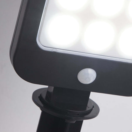 Esterno-Lampade-Da-Terra-Moderno-Solare-Policarbonato-Nero-Led-1,5W-3000K
