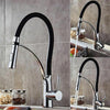 ESTRAIBILE-MISCELATORE-RUBINETTO-MONOCOMANDO-PER-LAVELLO-CUCINA-CROMATO-OTTONE