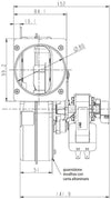 Estrattore 50W Pl21, Flangia Diam 80Mm Integrata, Pre Fino A 300Pa, Port Fino A 140M3/H, Per Stufe a Pellet 14706001
