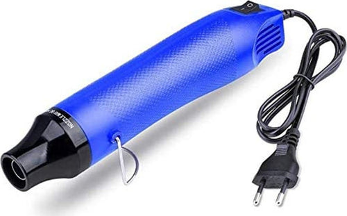 ETEPON Mini Pistola Termica 300W ad Aria Calda Elettrica Portatile per Progetti Fai-da-Te Goffratura Coperture PVC Termico Asciugatura Vernice Argilla Timbri in Gomma
