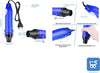 ETEPON Mini Pistola Termica 300W ad Aria Calda Elettrica Portatile per Progetti Fai-da-Te Goffratura Coperture PVC Termico Asciugatura Vernice Argilla Timbri in Gomma