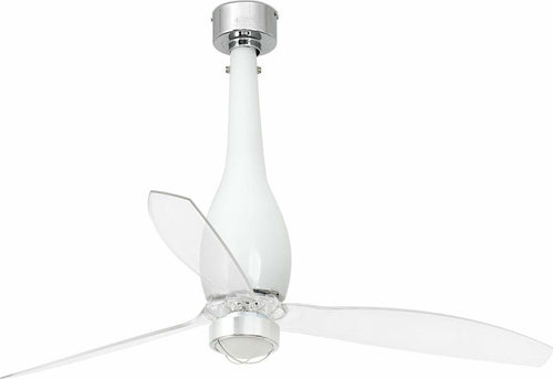 ETERFAN M LED Ventilatore da soffitto bianco brillante/trasparente con motore DC SMART Fai da te/Prodotti per la costruzione/Riscaldamento e raffreddamento/Sistemi mobili di climatizzazione/Ventilatori/Ventilatori da soffitto Led Mall Home - Napoli, Commerciovirtuoso.it
