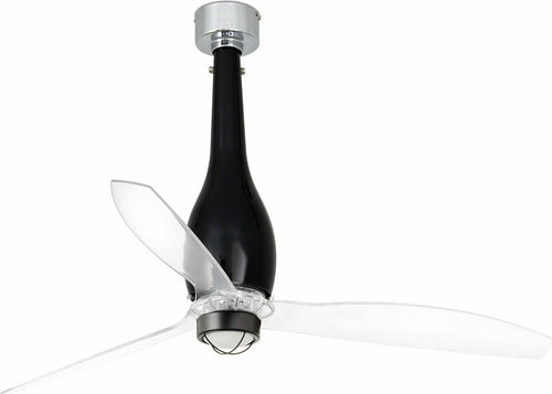 ETERFAN M LED Ventilatore da soffitto nero brillante/trasparente con motore DC SMART Fai da te/Prodotti per la costruzione/Riscaldamento e raffreddamento/Sistemi mobili di climatizzazione/Ventilatori/Ventilatori da soffitto Led Mall Home - Napoli, Commerciovirtuoso.it
