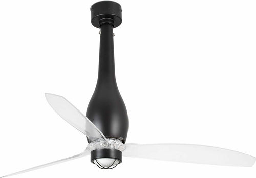ETERFAN M LED Ventilatore da soffitto nero opaco/trasparente con motore DC SMART Fai da te/Prodotti per la costruzione/Riscaldamento e raffreddamento/Sistemi mobili di climatizzazione/Ventilatori/Ventilatori da soffitto Led Mall Home - Napoli, Commerciovirtuoso.it
