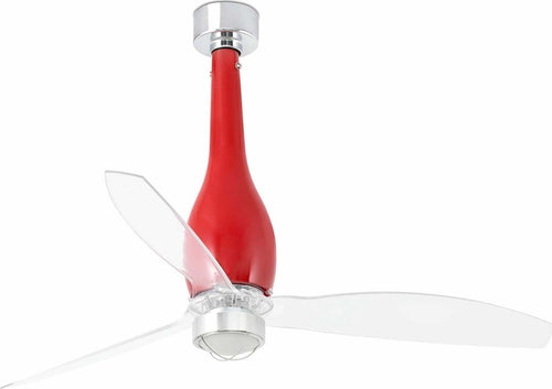 ETERFAN M LED Ventilatore da soffitto rosso brillante/trasparente con motore DC SMART Fai da te/Prodotti per la costruzione/Riscaldamento e raffreddamento/Sistemi mobili di climatizzazione/Ventilatori/Ventilatori da soffitto Led Mall Home - Napoli, Commerciovirtuoso.it