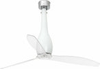 ETERFAN M Ventilatore da soffitto bianco brillante/trasparente con motore DC Fai da te/Prodotti per la costruzione/Riscaldamento e raffreddamento/Sistemi mobili di climatizzazione/Ventilatori/Ventilatori da soffitto Led Mall Home - Napoli, Commerciovirtuoso.it