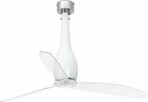 ETERFAN M Ventilatore da soffitto bianco brillante/trasparente con motore DC Fai da te/Prodotti per la costruzione/Riscaldamento e raffreddamento/Sistemi mobili di climatizzazione/Ventilatori/Ventilatori da soffitto Led Mall Home - Napoli, Commerciovirtuoso.it
