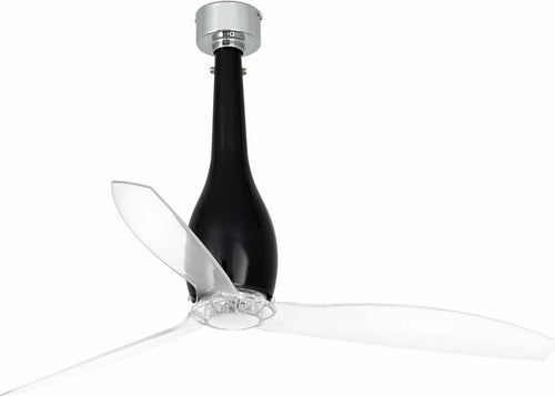 ETERFAN M Ventilatore da soffitto nero brillante/trasparente con motore DC SMART Fai da te/Prodotti per la costruzione/Riscaldamento e raffreddamento/Sistemi mobili di climatizzazione/Ventilatori/Ventilatori da soffitto Led Mall Home - Napoli, Commerciovirtuoso.it