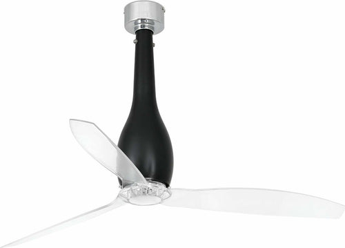 ETERFAN M Ventilatore da soffitto nero opaco/trasparente con motore DC Fai da te/Prodotti per la costruzione/Riscaldamento e raffreddamento/Sistemi mobili di climatizzazione/Ventilatori/Ventilatori da soffitto Led Mall Home - Napoli, Commerciovirtuoso.it
