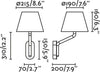 ETERNA Lampada da parete con lettore destra chrome/nera Illuminazione/Illuminazione per interni/Illuminazioni per pareti/Applique Led Mall Home - Napoli, Commerciovirtuoso.it