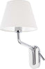 ETERNA Lampada da parete con lettore sinistra chrome/bianca Illuminazione/Illuminazione per interni/Illuminazioni per pareti/Applique Led Mall Home - Napoli, Commerciovirtuoso.it