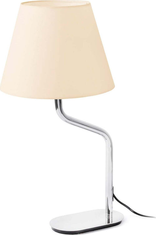 ETERNA Lampada da tavolo chrome/beig Illuminazione/Illuminazione per interni/Lampade/Lampade da tavolo e abat-jour Led Mall Home - Napoli, Commerciovirtuoso.it