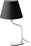 ETERNA Lampada da tavolo chrome/nera Illuminazione/Illuminazione per interni/Lampade/Lampade da tavolo e abat-jour Led Mall Home - Napoli, Commerciovirtuoso.it