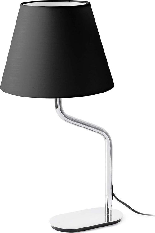ETERNA Lampada da tavolo chrome/nera Illuminazione/Illuminazione per interni/Lampade/Lampade da tavolo e abat-jour Led Mall Home - Napoli, Commerciovirtuoso.it