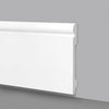 96ml bancale di Battiscopa Zoccolino BIANCO mod. OLANDESE 120x16x2000mm in POLIMERI - Polistrutturato - Eternal Parquet