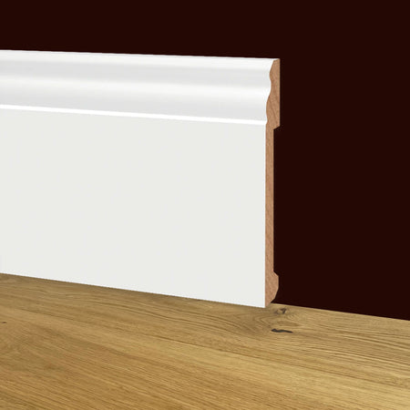 Battiscopa DUCALE in POLIMERI EqualWood HI-TEC 170x14x2000mm - BIANCO - Eternal Parquet