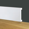 Battiscopa SQUADRATO BIANCO Passacavo 100x13x2000mm in POLIMERI - Polistrutturato