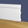 Battiscopa Zoccolino BIANCO mod. ETNICO 120x16x2000mm in POLIMERI - Polistrutturato - Eternal Parquet