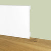 Battiscopa Zoccolino BIANCO Squadrato passacavo 150x15x2000mm in POLIMERI - Polistrutturato - Eternal Parquet