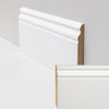 BATTISCOPA ZOCCOLINO DUCALE in FIBRA DI LEGNO COMPATTA 100X15 BIANCO (prezzo al metro lineare) Eternal Parquet